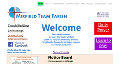 Desktop Screenshot of mirfieldteamparish.org.uk